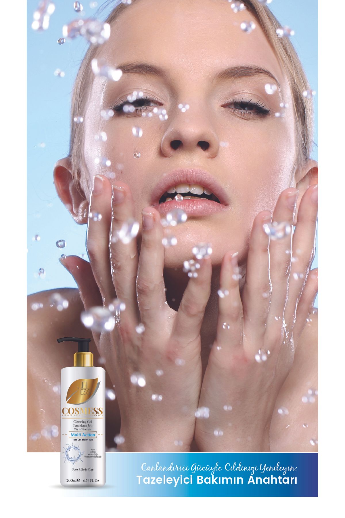 Cosmess-Cleansing Gel for All Skin Types 200 ml - Jeless 5