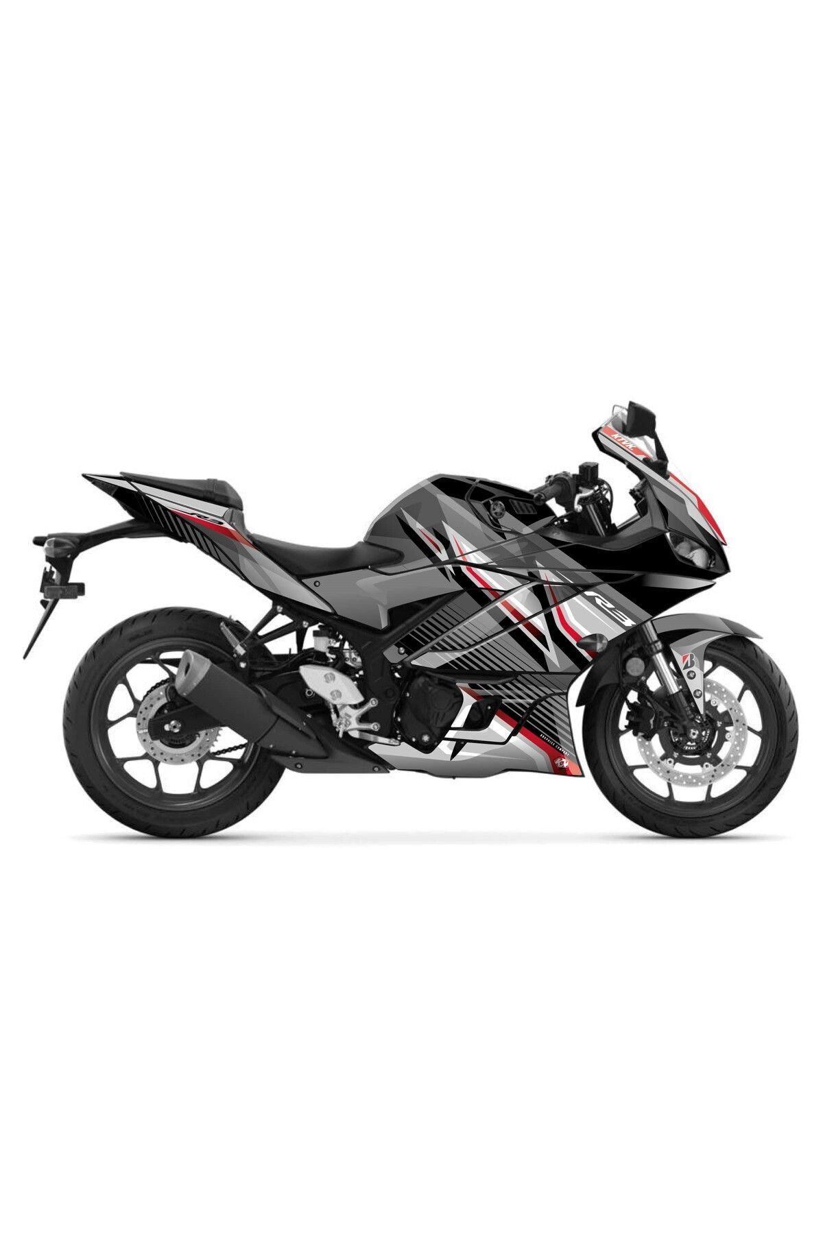 Yzf R25 Racing Body Run Grafik Shop YAMAHA YZF R25 2019-2023 SİYAH STİNY FULL KAPLAMA BODY ...