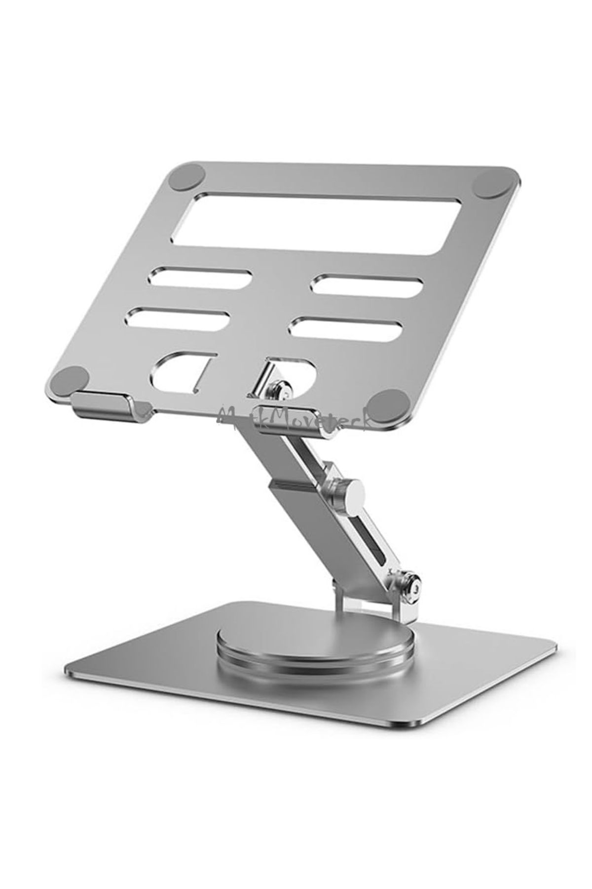 m.tk moveteck-Foldable Compatible with All Models Graduated Adjustable Metal Notebook MacBook Laptop Stand 5