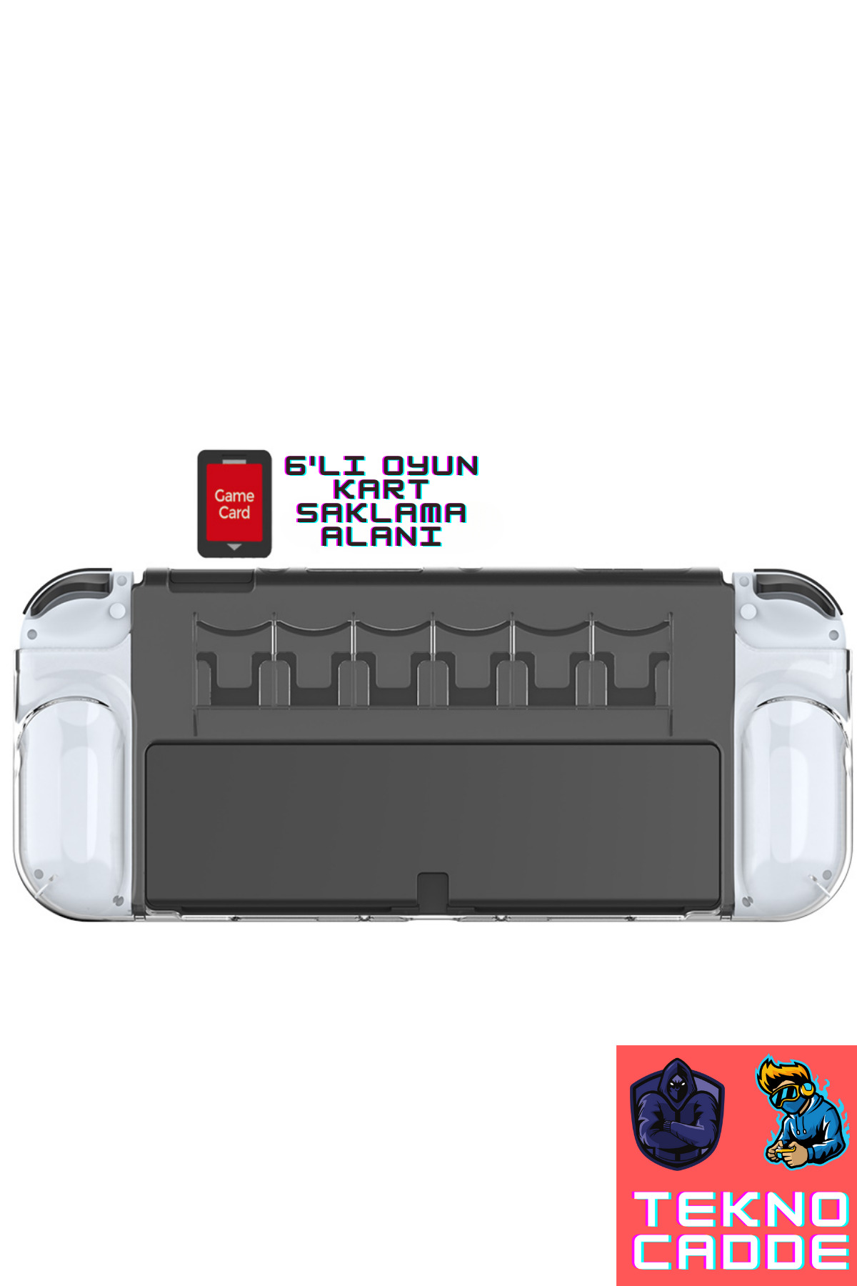 TNS-1141 El Destekli TPU Nintendo Switch Oled Silikon Kılıf 3