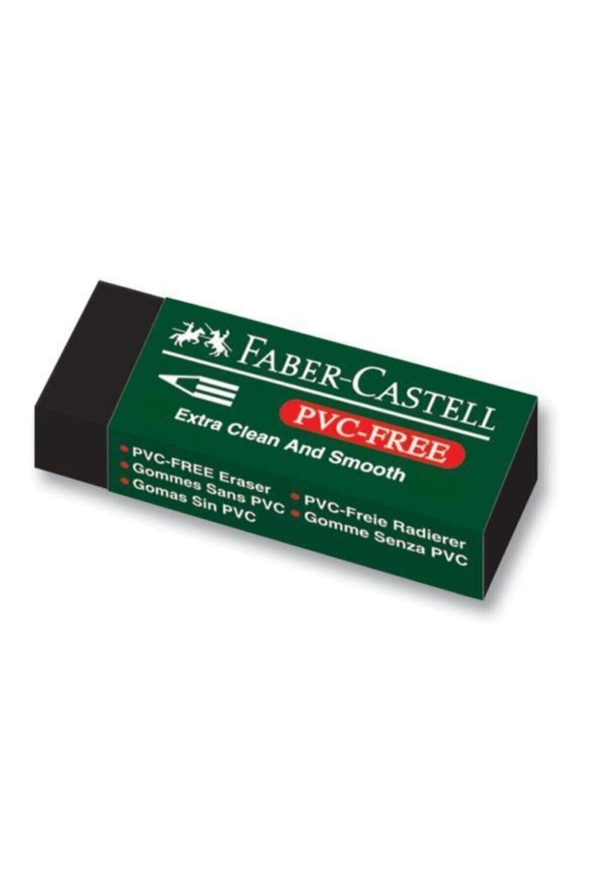 Faber Castell - Pvc Free No:20 Büyük Boy Siyah Silgi (3 Adet)