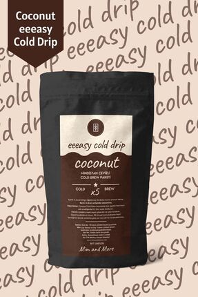 Mim and More Coconut Easy Cold Drip - Hindistan Cevizli Cold Brew Paketi, 5 X...