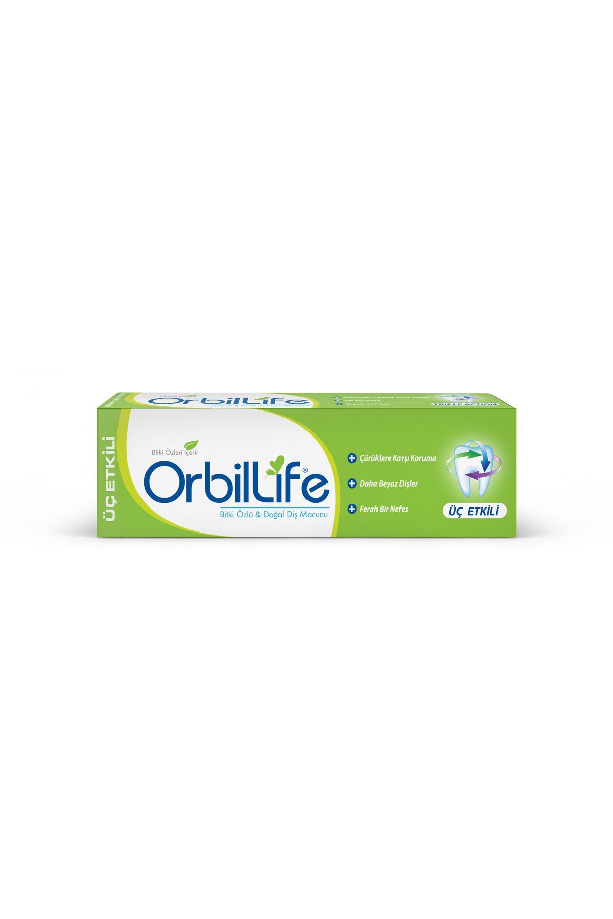 OrbilLife Üç Etkili Diş Macunu 75 Ml/90 G