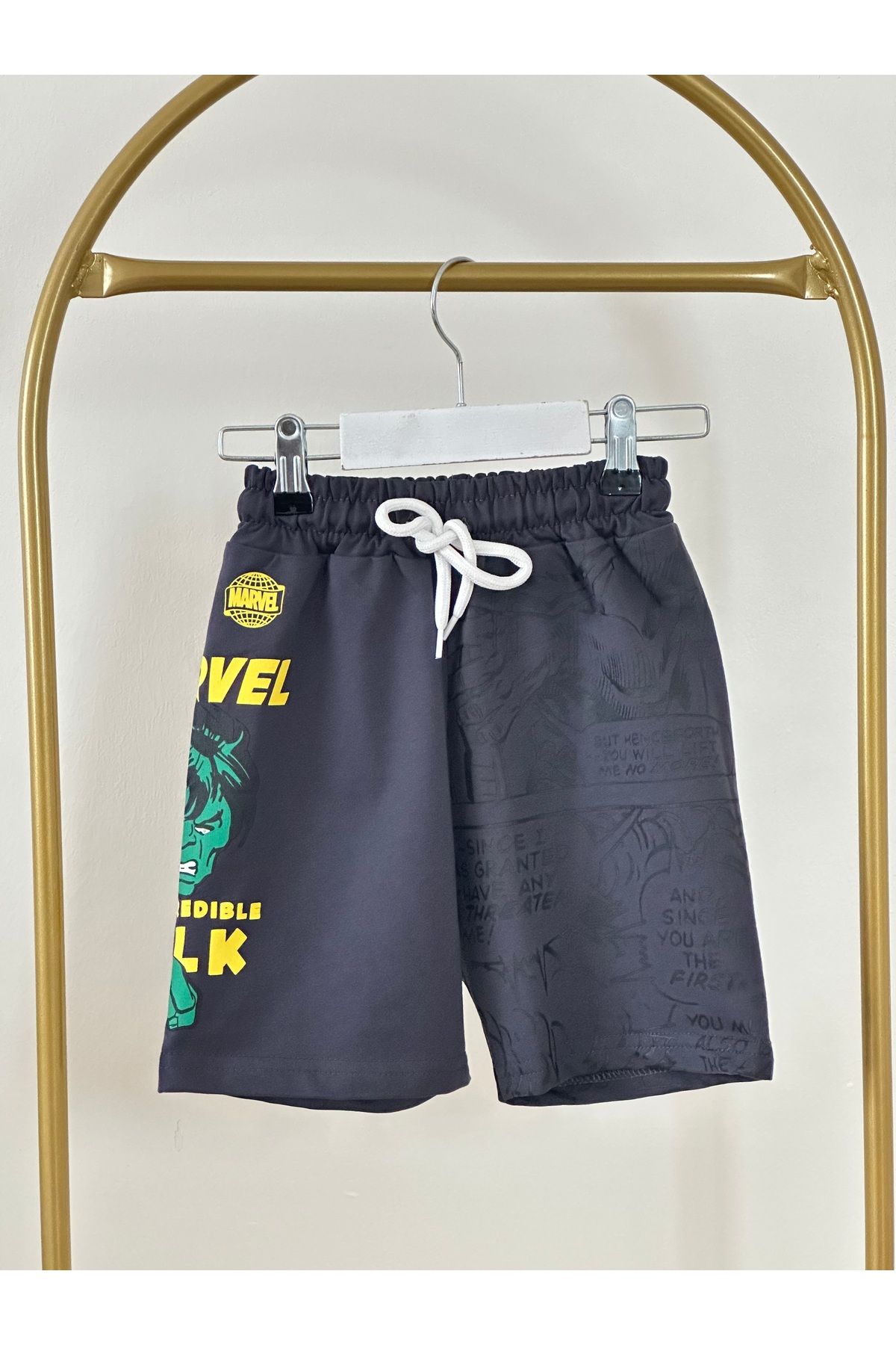 JELİBOOM-Hulk Printed Boys' Shorts Set 7