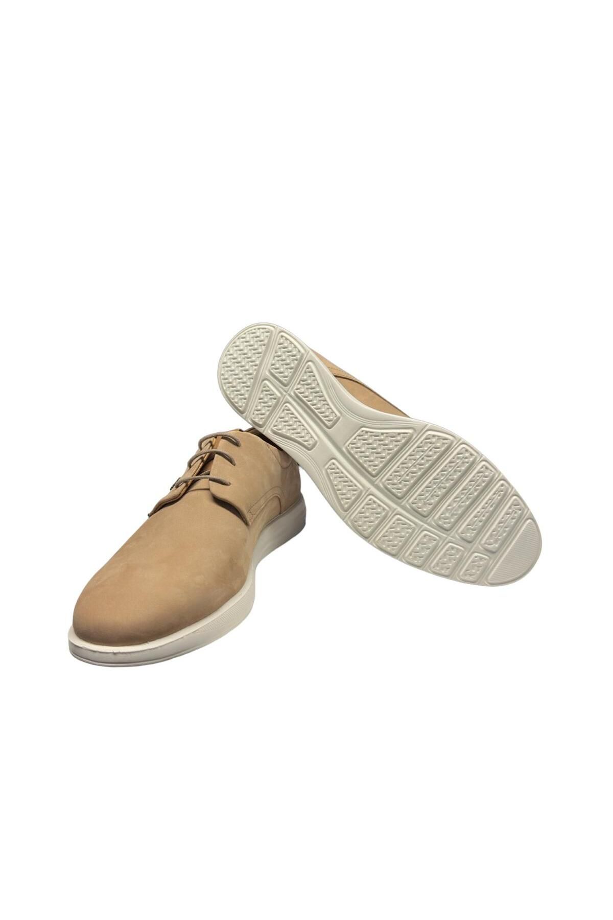 کفش های کژوال مردانه چرمی واقعی NUBUK روزانه روزمره BESS SHOES