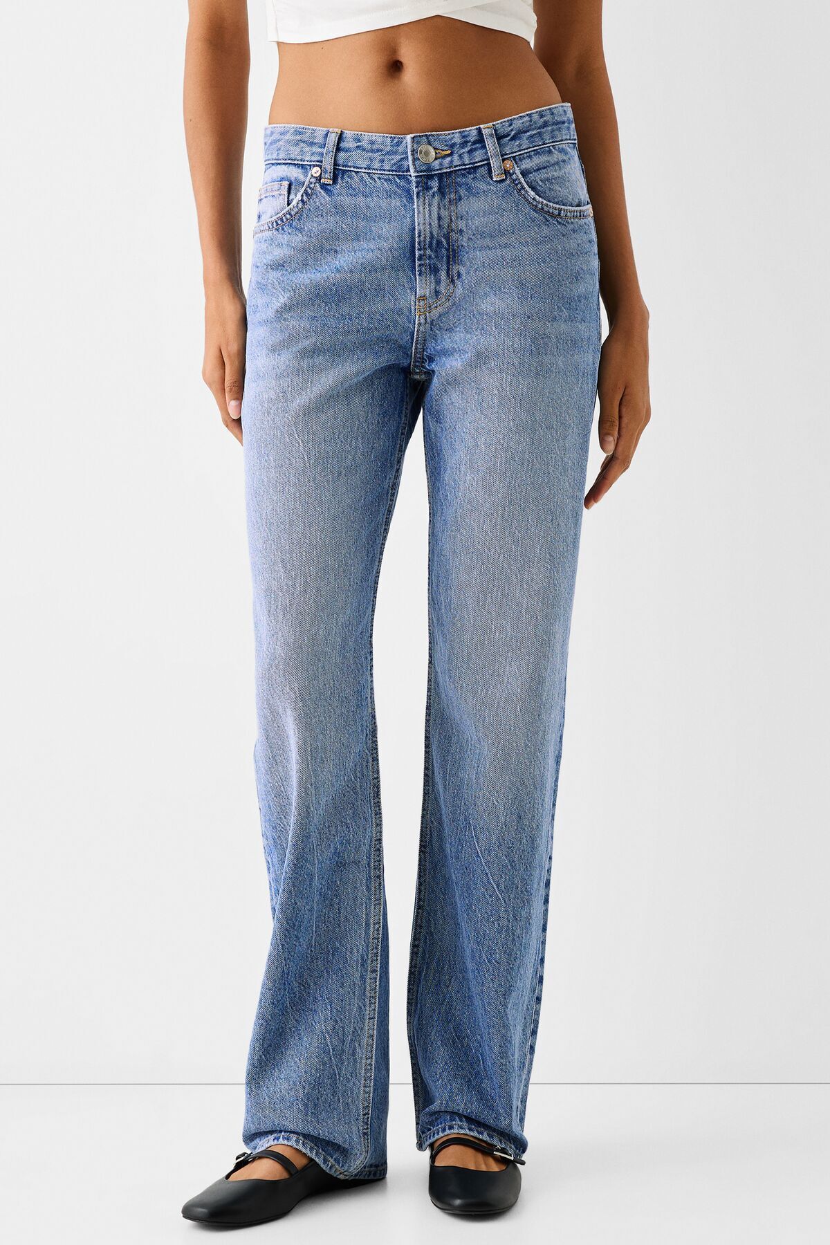 Bershka Straight fit jean Fiyat Yorumlar Trendyol
