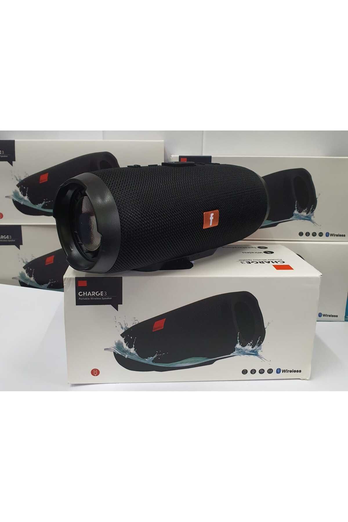 Charge3 Bluetooth Speaker Kablosuz Şarjlı Taşınabilir Hoparlör Sd Kart Usb Aux Girişli Siyah #2