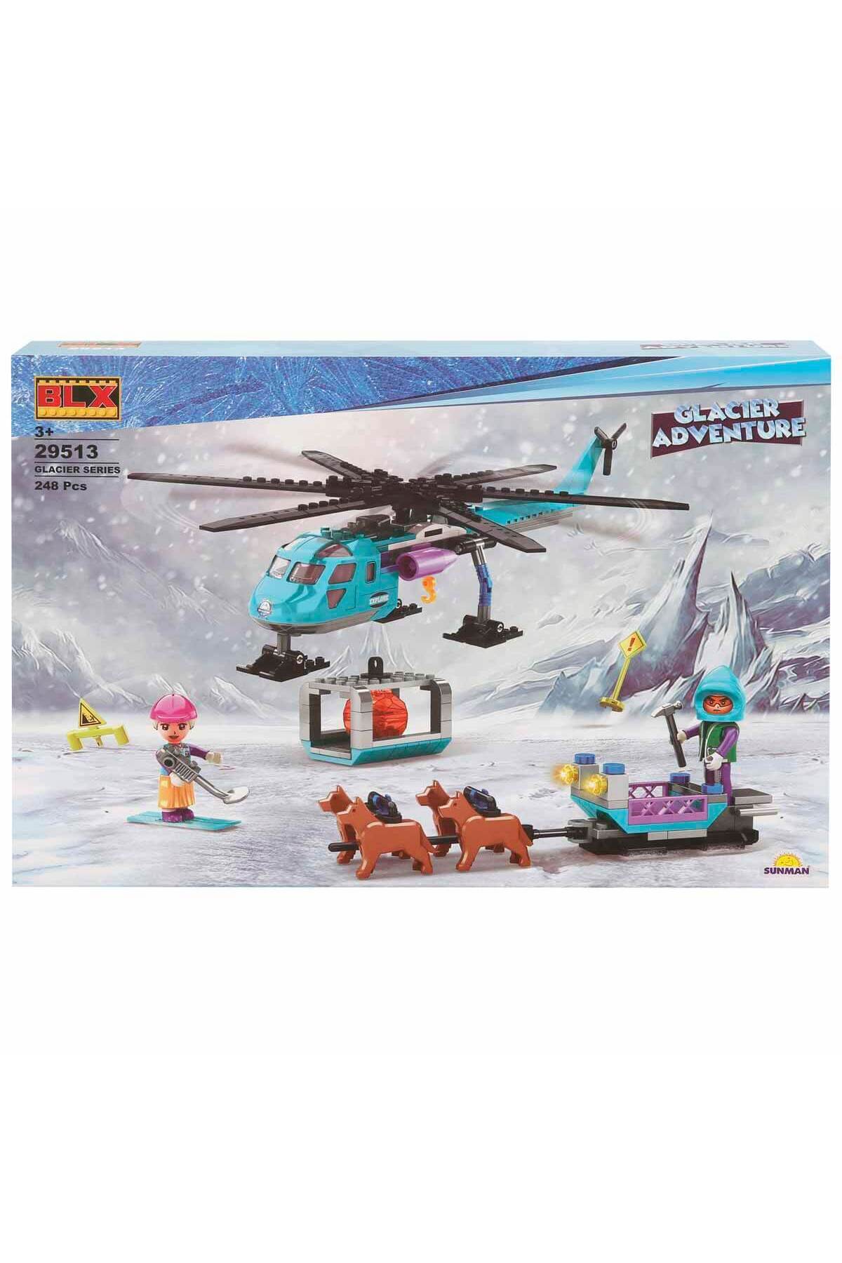 هلیکوپتر و سورتمهٔ اکسپدیشن یخچال ۲۹۵۱۳