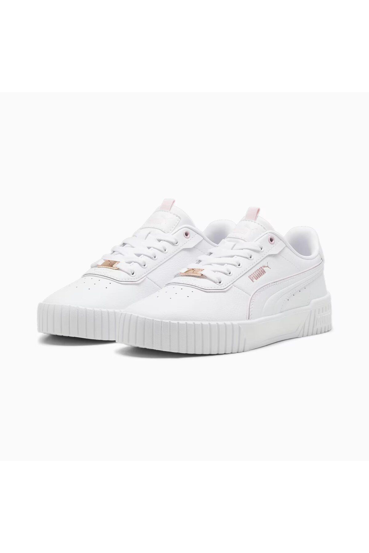 کفش های کژوال سفید زنانه روزانه Carina 2.0 Lux Pink Puma