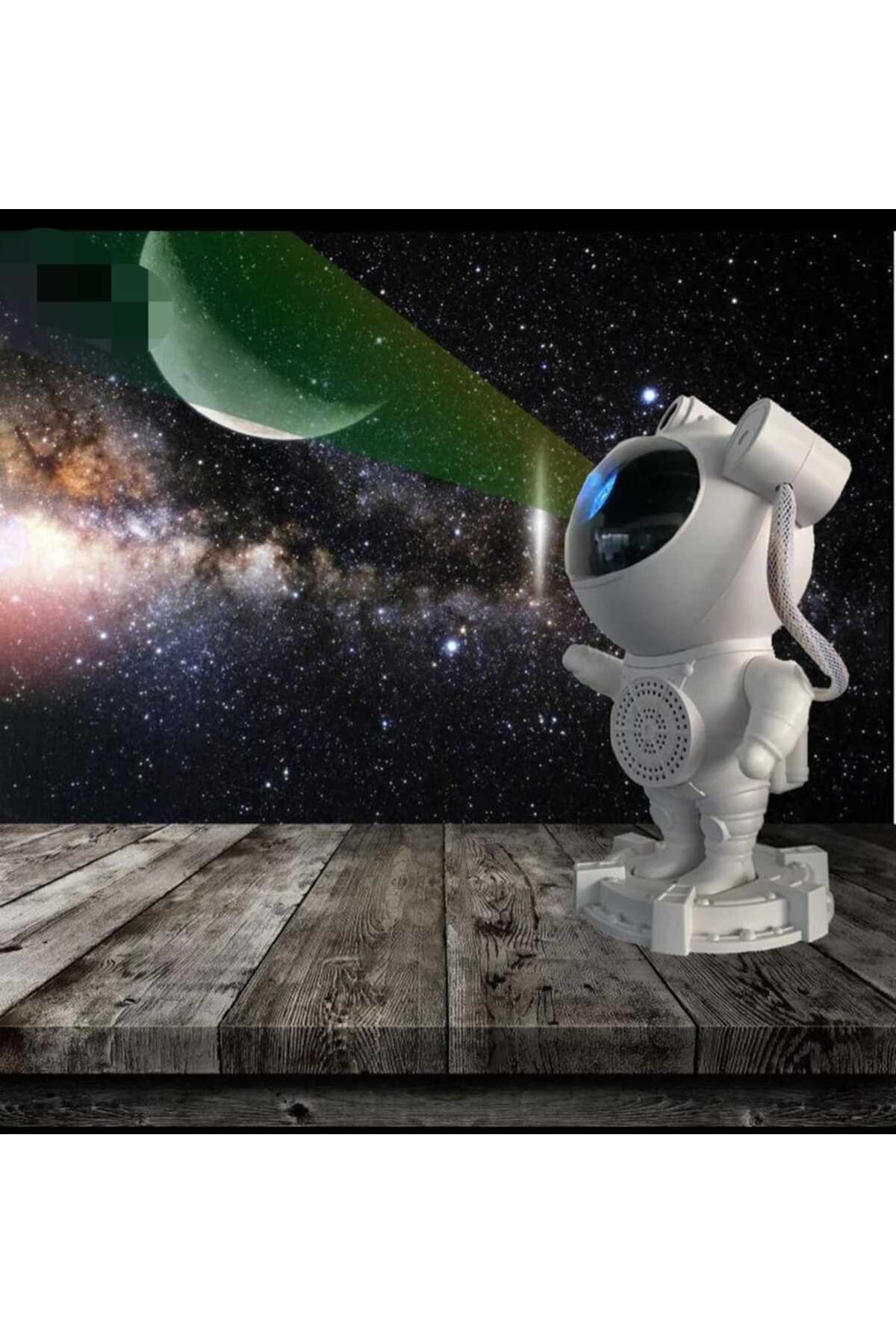 mr shopping MR Astronot Projektör Çocuklar için Yıldız Projektör Galaxy Projektör Gece Lambası,Bluetooth Müzik fotoğrafı 4 (önizleme)