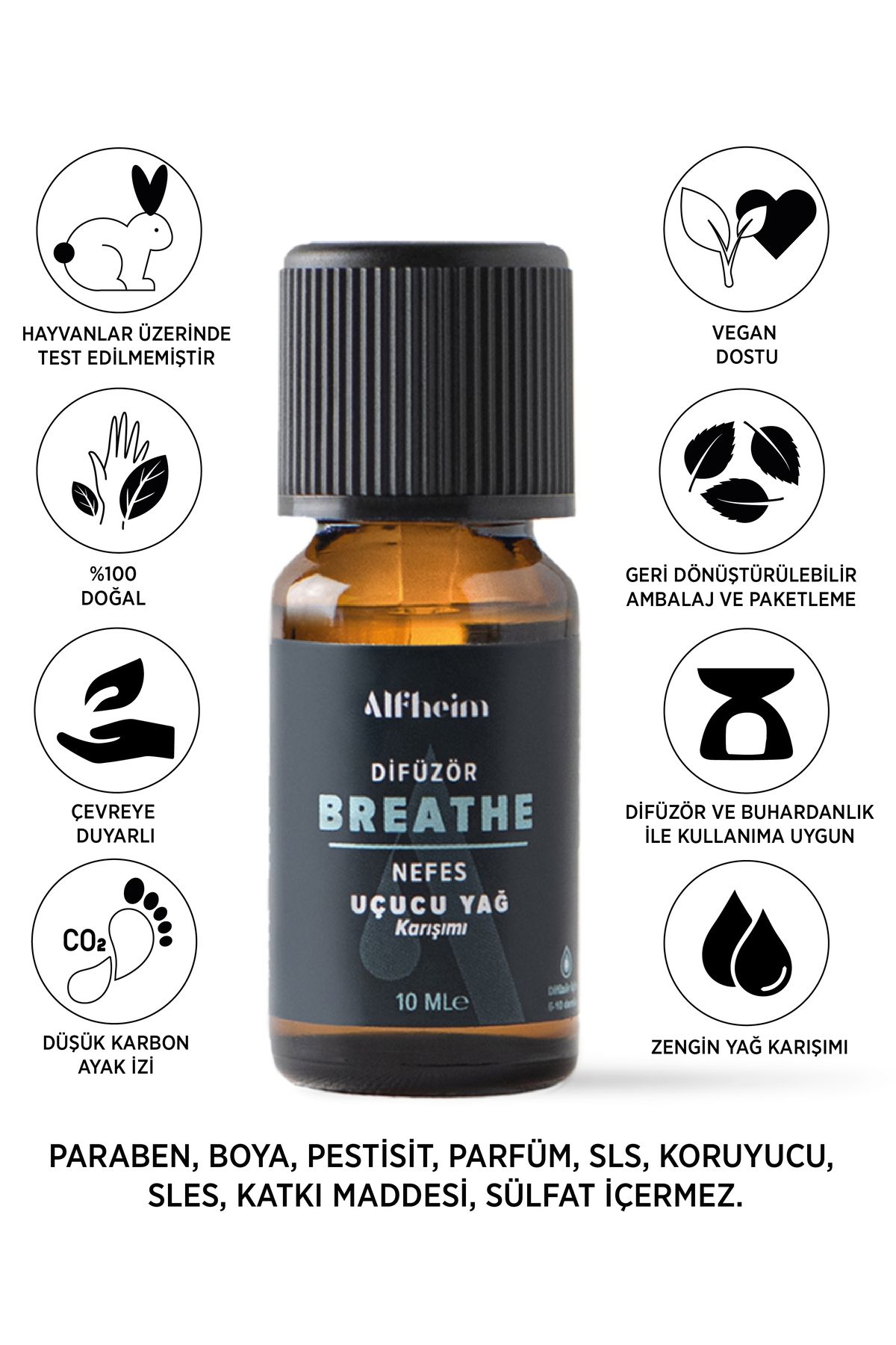 Alfheim-Breathe 10 ml Essential Oil - Diffuser and Censer 1