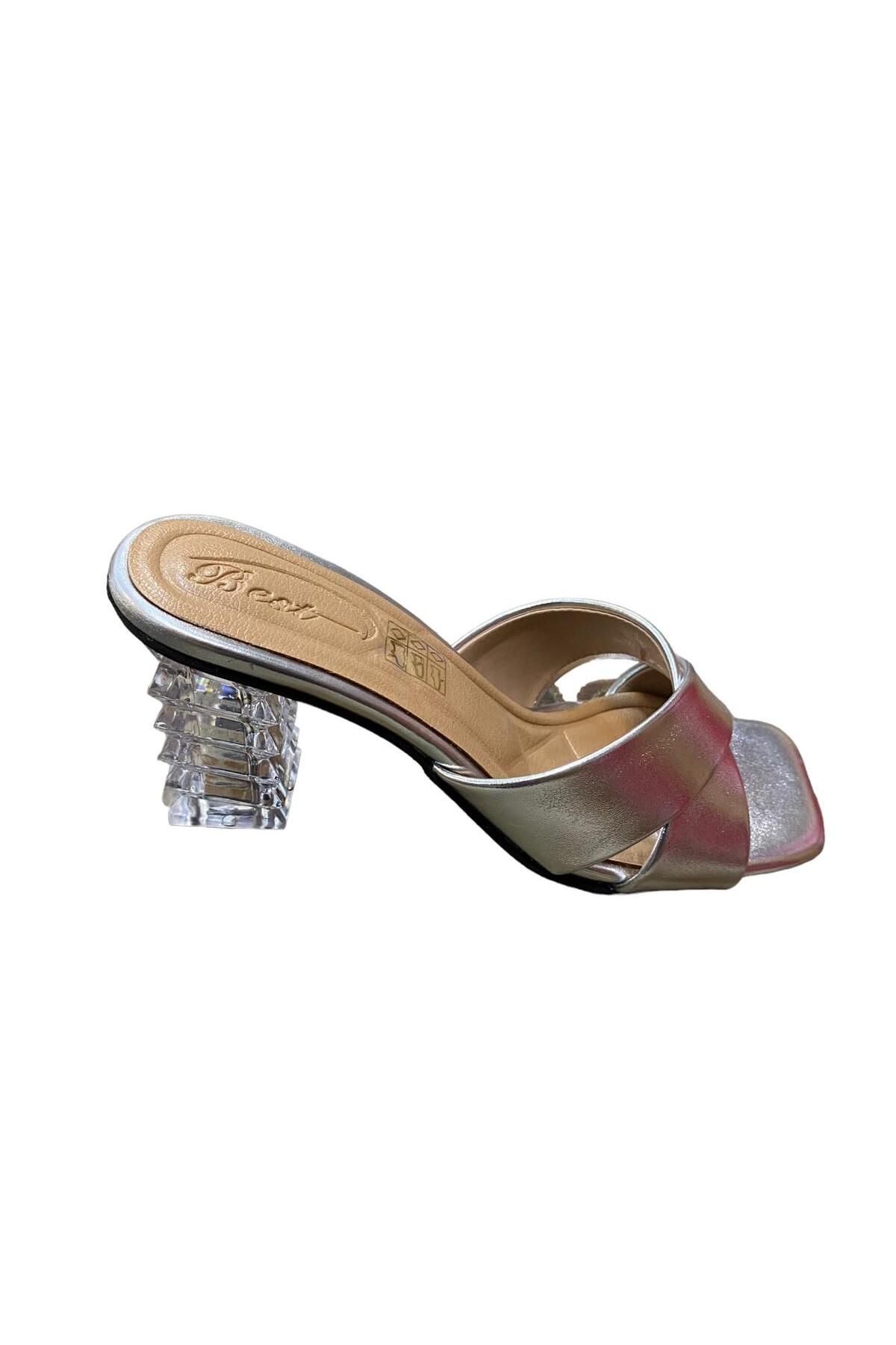 Best-Transparent Women's Heel Slippers 1