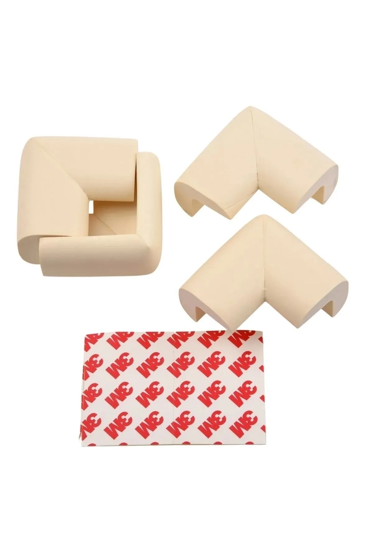 Miningaa 12 Adet Köşe Koruyucu Yastık Saf Kauçuk Masa Sehpa Kenar Köşe Koruyucu Çocuk Bebek Emniyet Koruma fotoğrafı 6 (önizleme)