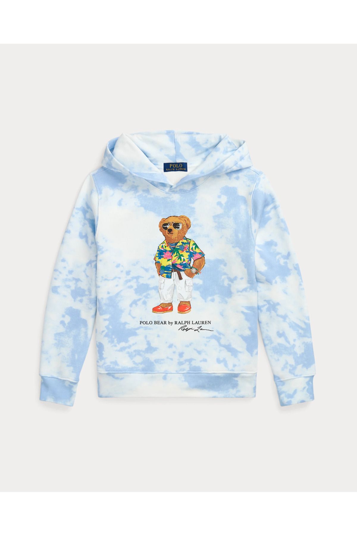 Ralph Lauren Tie Dye Print Polo Bear Fleece Hoodie Boys 6 14 Years Fiyat Yorumlar Trendyol