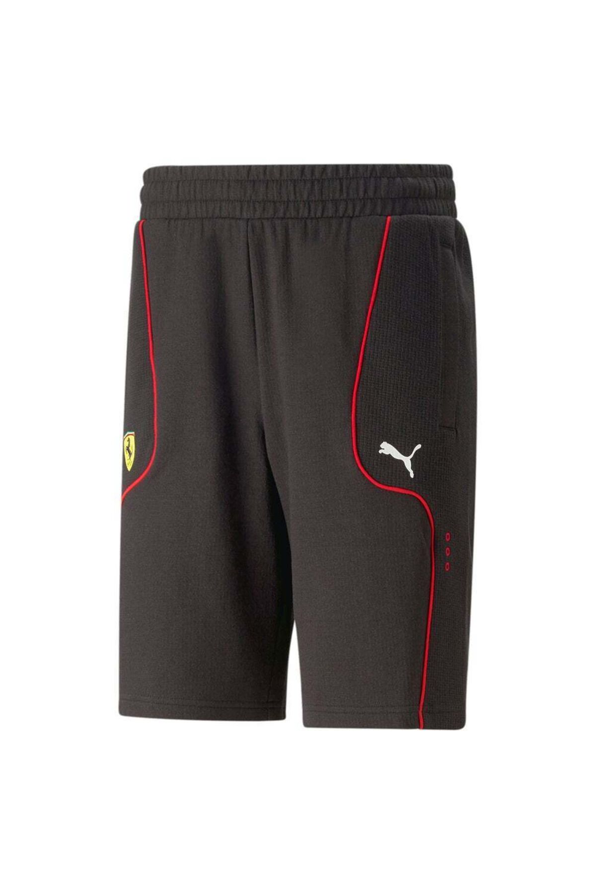 Puma Ferrari Black Men s Race Shorts Trendyol