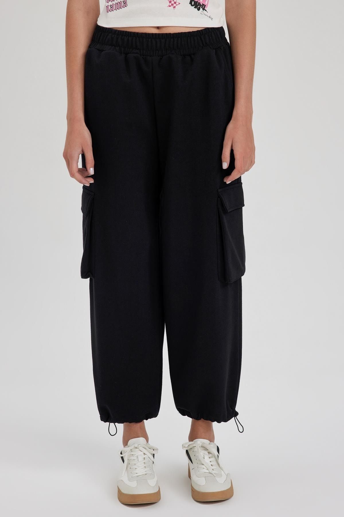 DeFacto-Thin Fabric Cool Jogger Sweatpants - A7616ax23sm 4