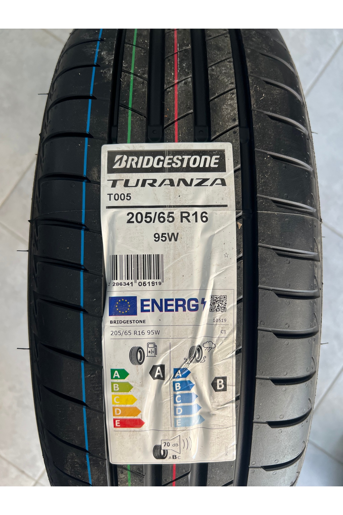 Bridgestone / 205/65R16 TURANZA T005 2024 YAZLIK LASTİK - Fiyatı