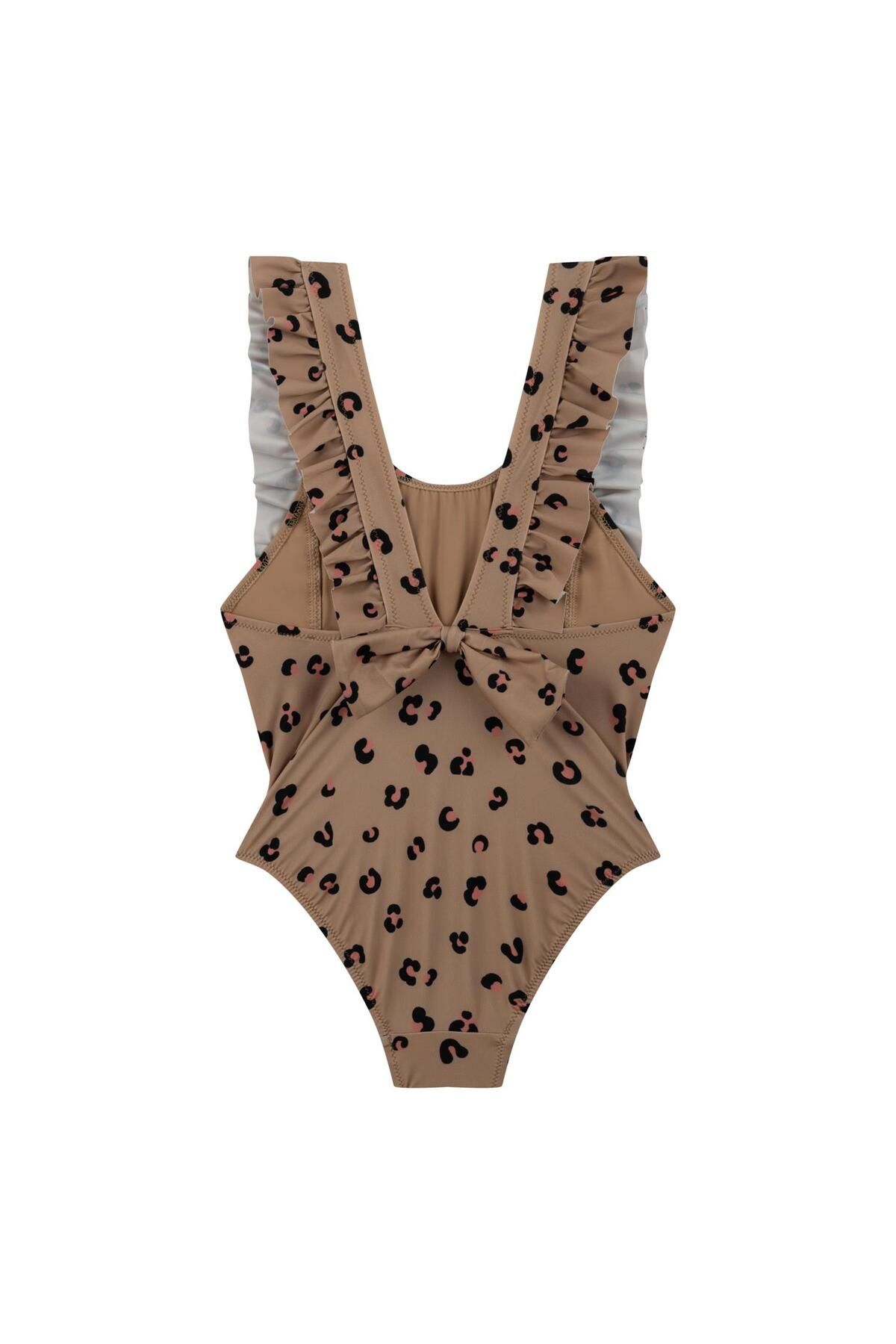AQUELLA-Girl's Leopard Pattern Swimsuit 2