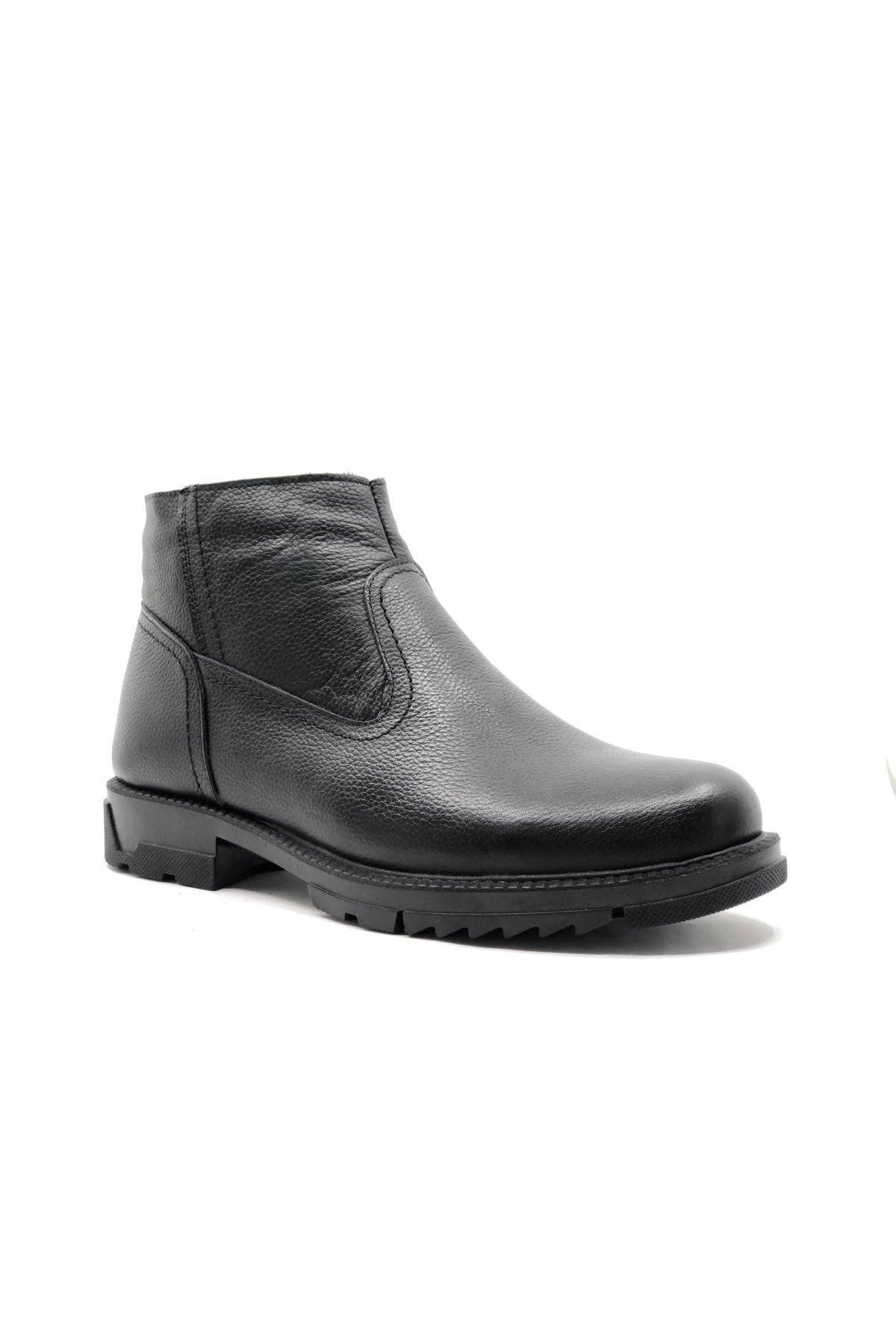 w white stars sports & wear-Genuine Leather Inside Fur Special Sole Italian Style Water Resistant Winter Boots 2