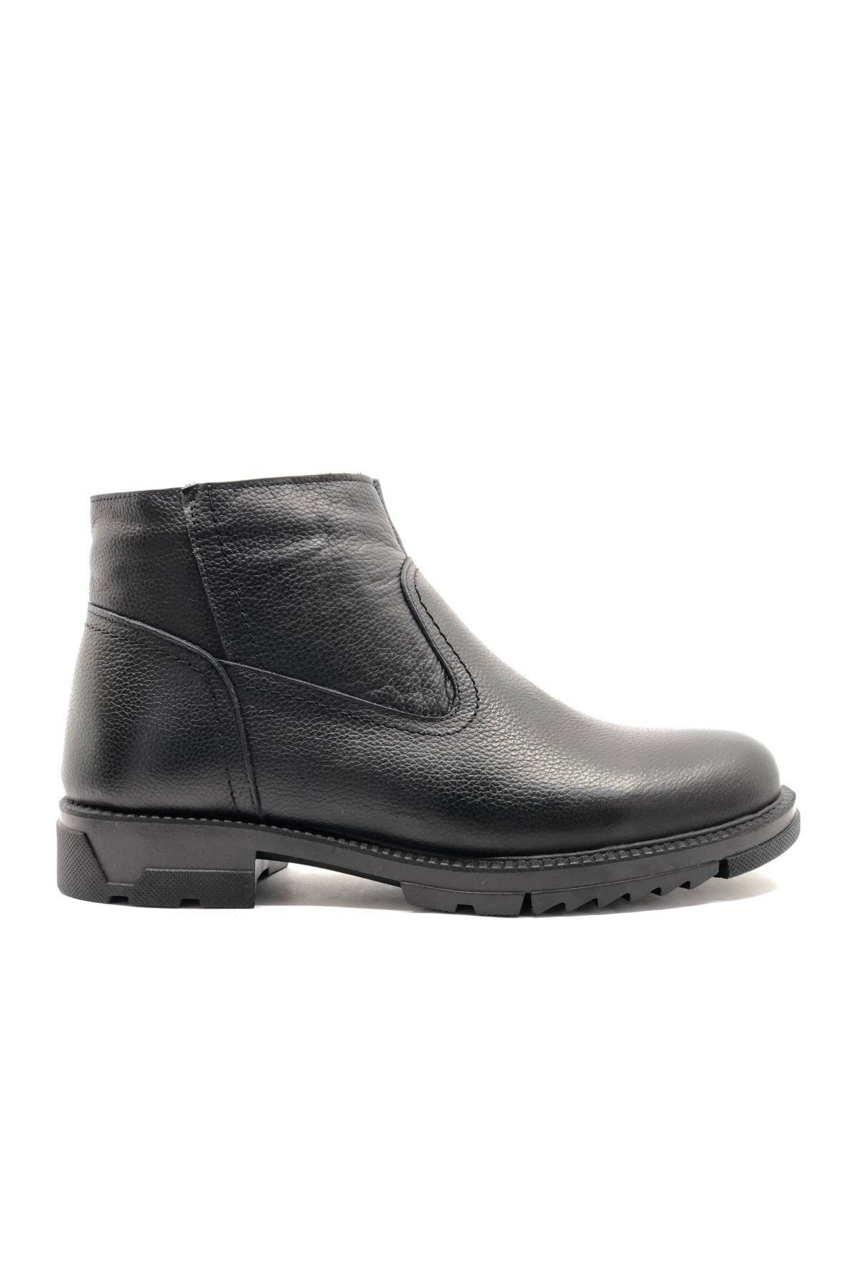 w white stars sports & wear-Genuine Leather Inside Fur Special Sole Italian Style Water Resistant Winter Boots 1