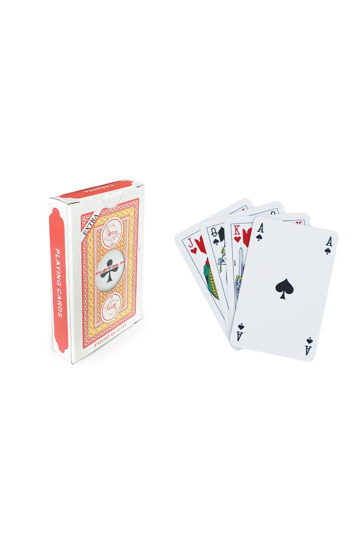 Star Oyun Star Ekstra A/30 Oyun Kağıdı 1 Deste A-k-q-j