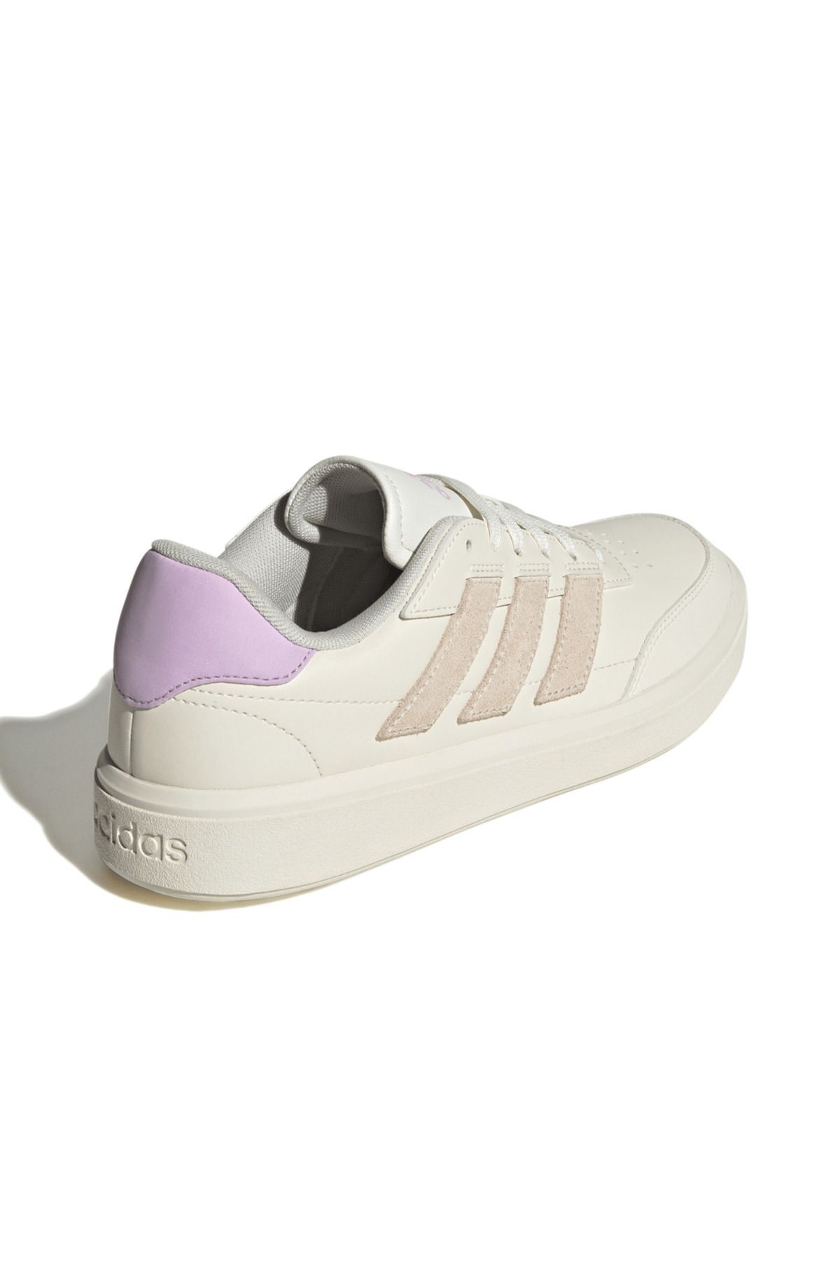 کفش تنیس کرمی زنانه CourtBlock IF6508 اورجینال adidas