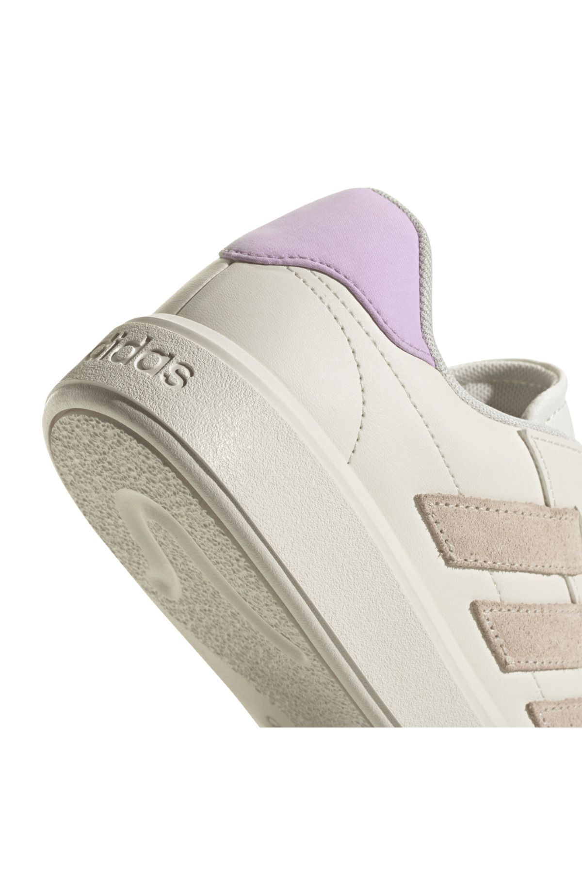 کفش تنیس کرمی زنانه CourtBlock IF6508 اورجینال adidas