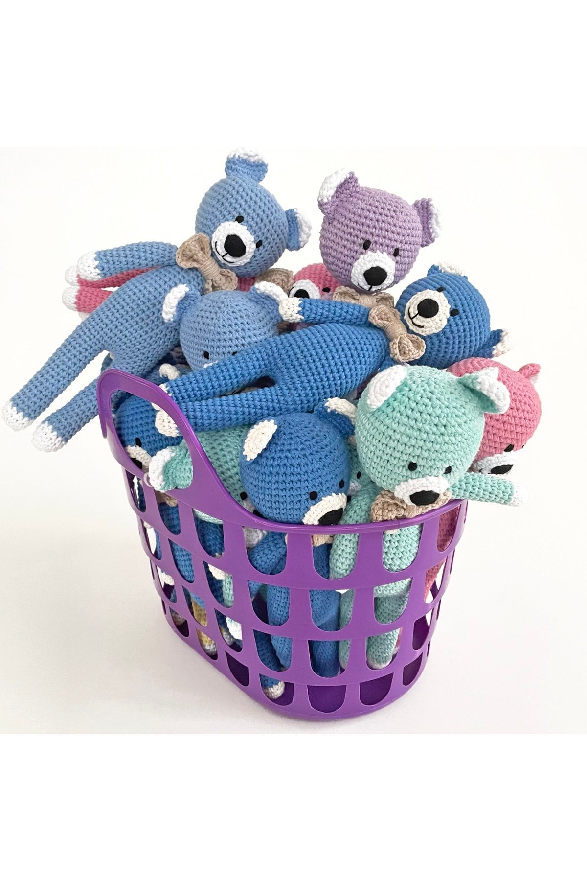flamintoy Uyku Arkadaşı Emzik Zinciri Diş Kaşıyıcı Çıngırak Amigurumi Oyuncak Bebek fotoğrafı 5 (önizleme)