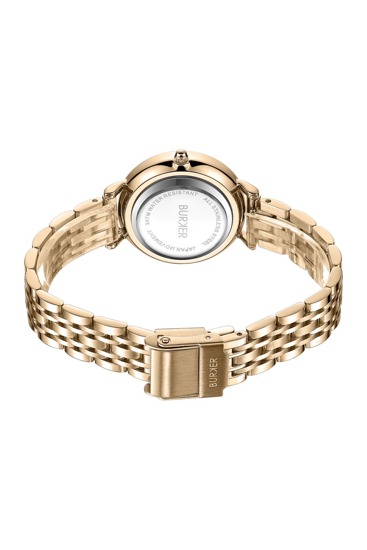 Burker-Damenuhr Ruby Petite Gold Weiß 4