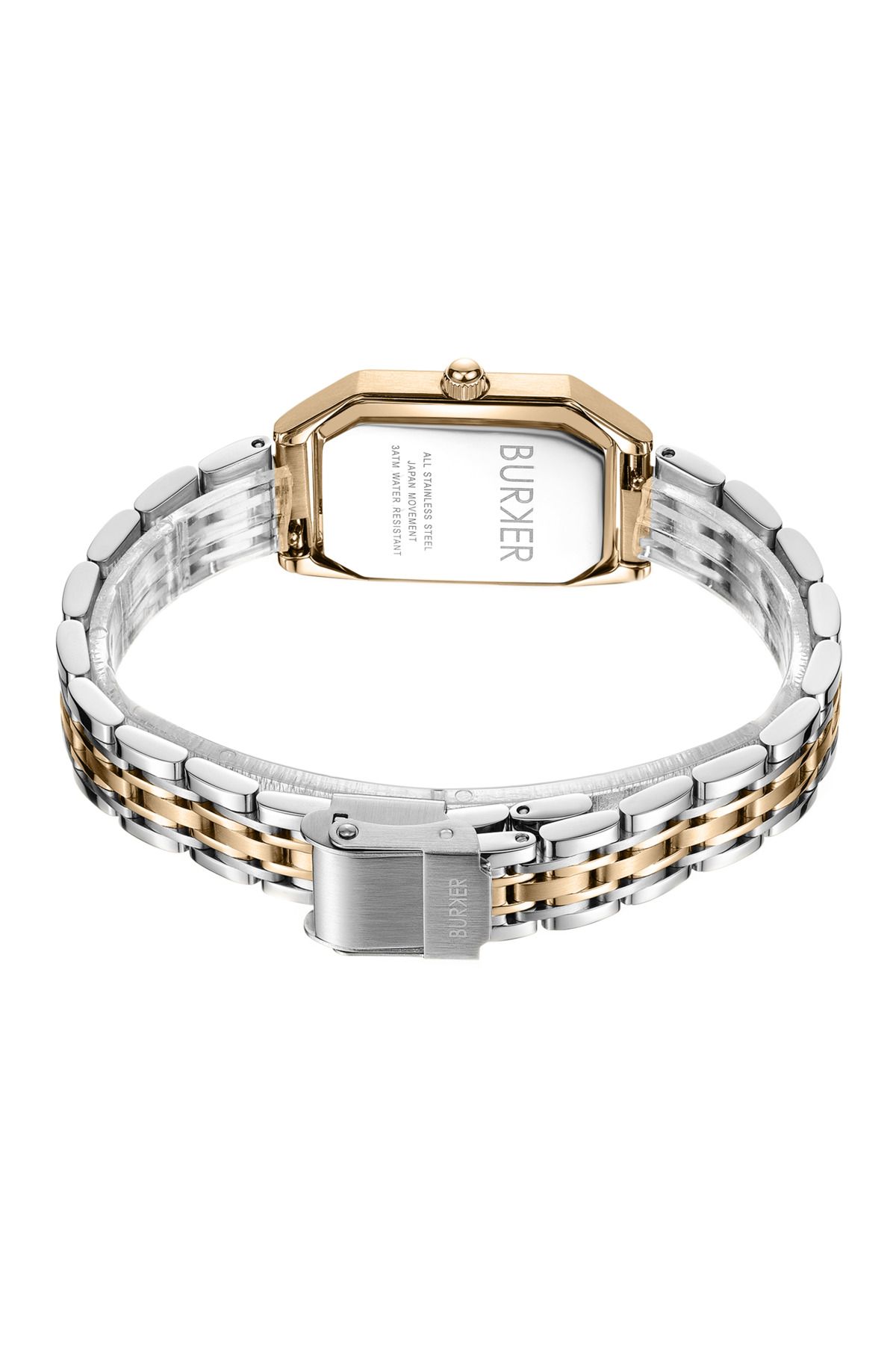 Burker-Damenuhr Isabell Gold Silber Grün 4