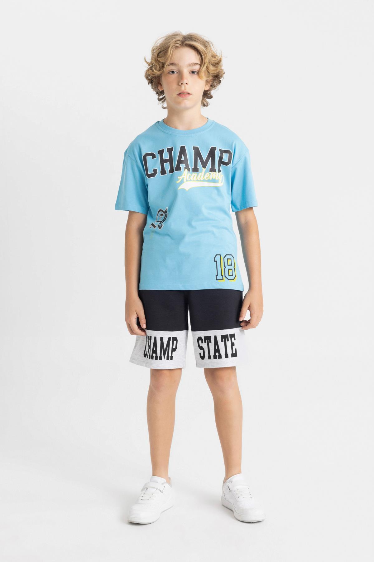 تی شرت پسرانه دفاکتو | C3899A824HS Defacto - Image 2