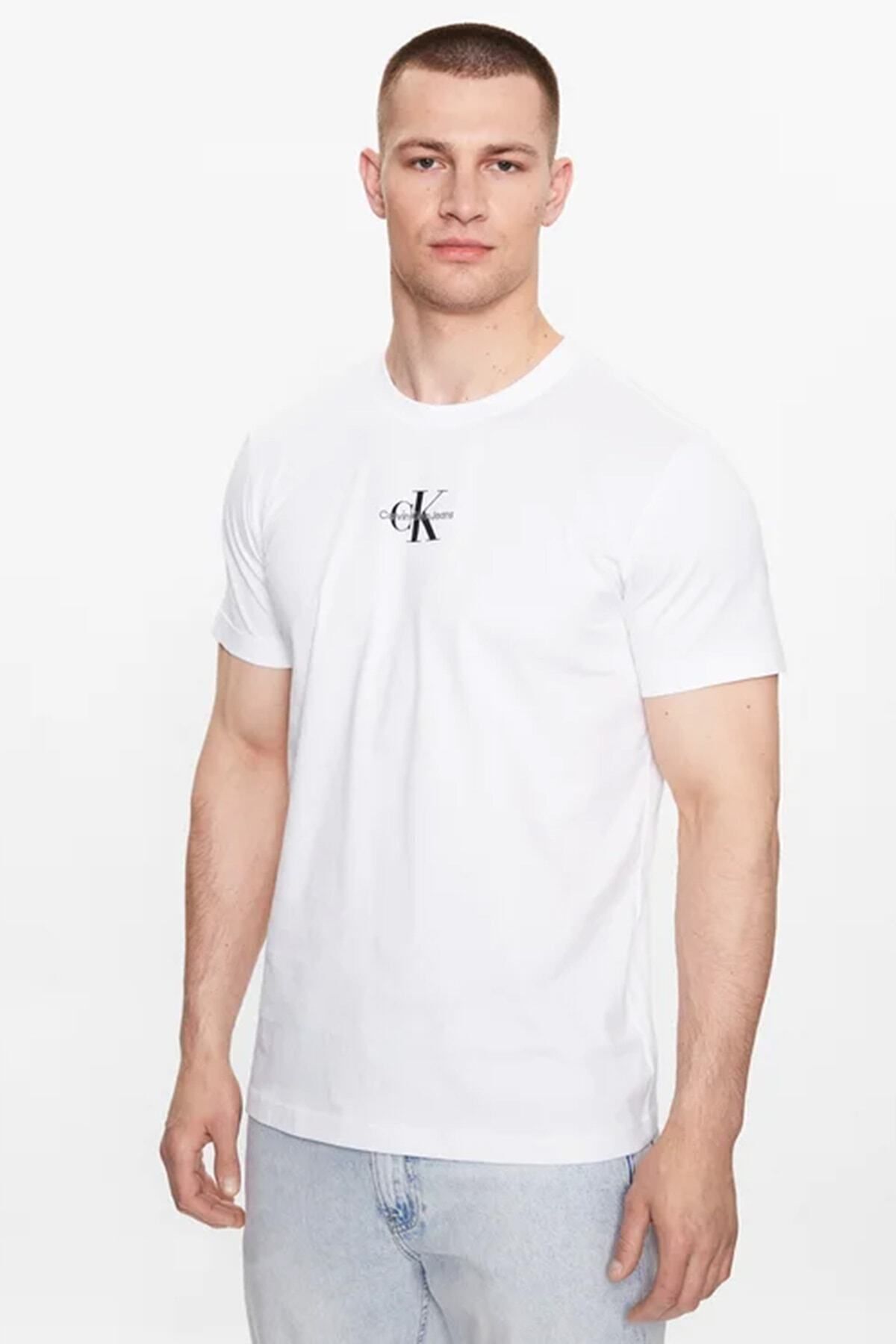 تی شرت چند رنگ مردانه کد مدل: J30J323483 اورجینال Calvin Klein