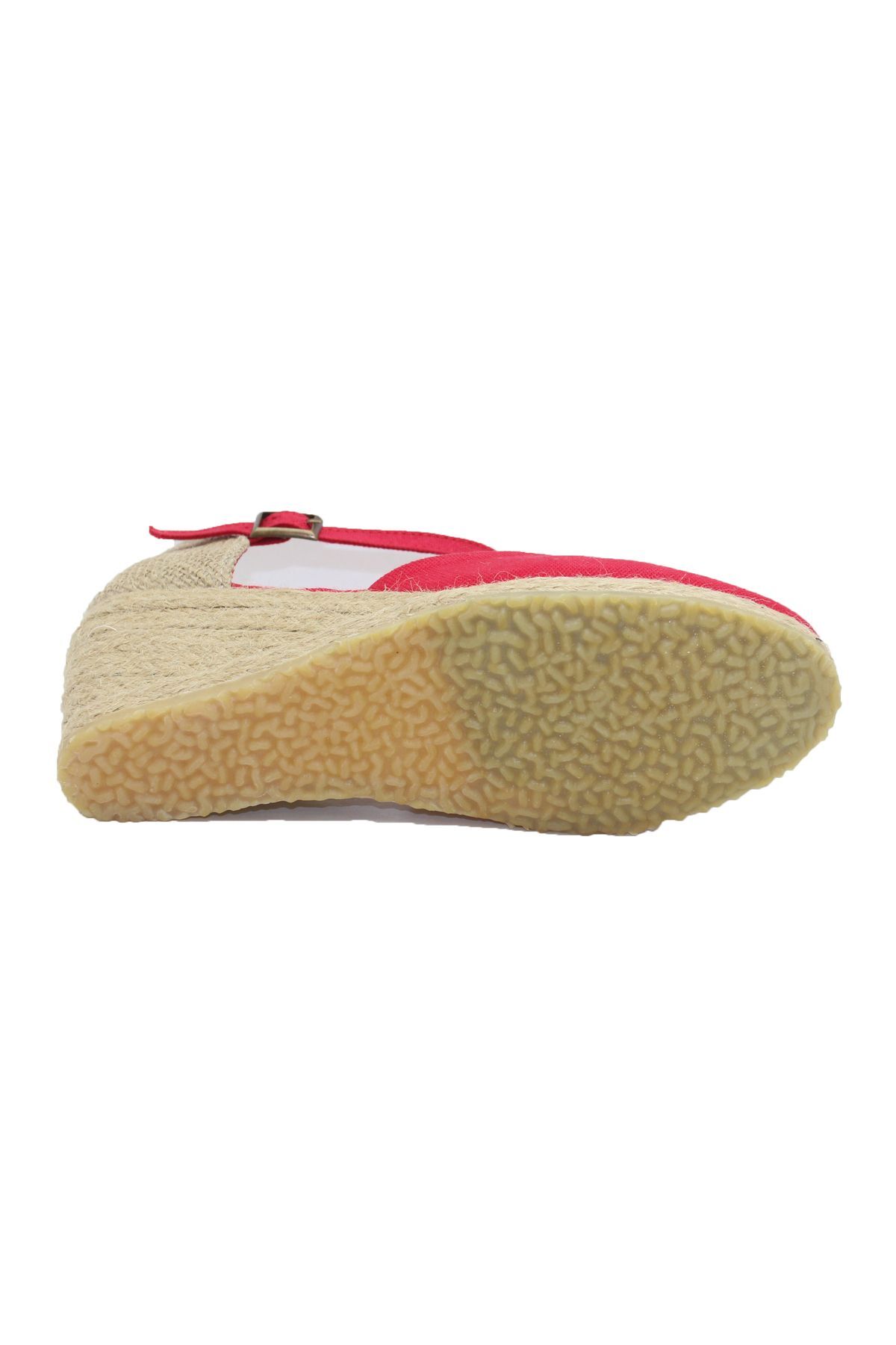 صندل زنانه قرمز GokceKundura06 | model7 sandalet اورجینال - تصویر 7