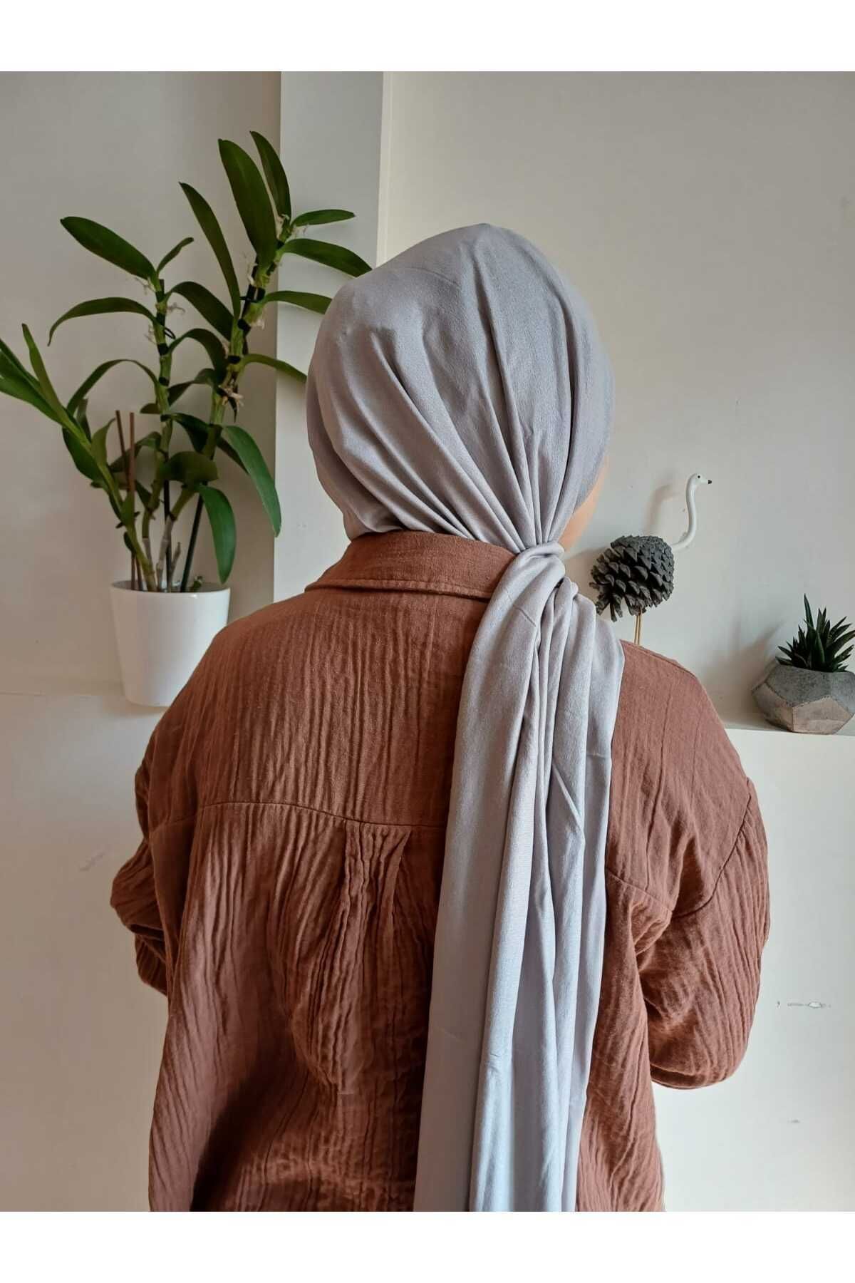 شال خاکستری زنانه شانه اورجینال Mooncorn