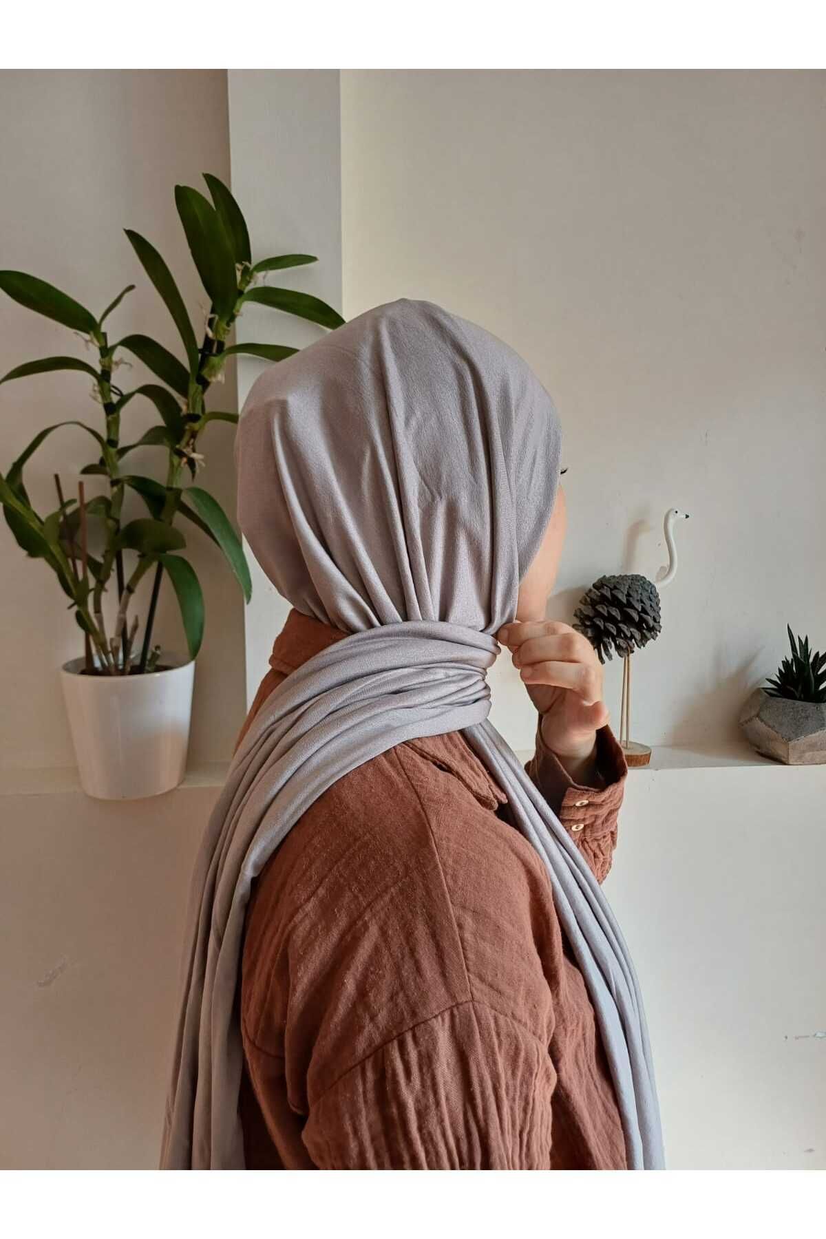 شال خاکستری زنانه شانه اورجینال Mooncorn