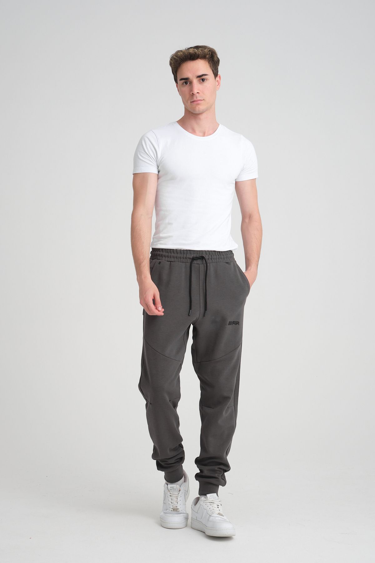 Tech Fleece Double Face Eşofman Alt Füme