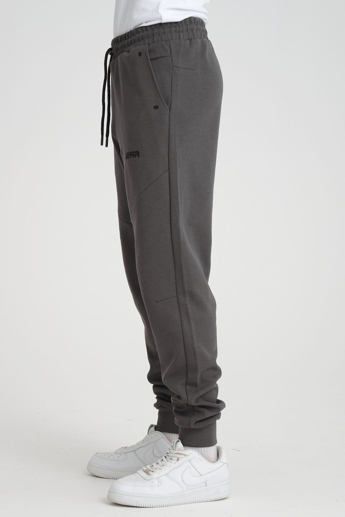 Tech Fleece Double Face Eşofman Alt Füme