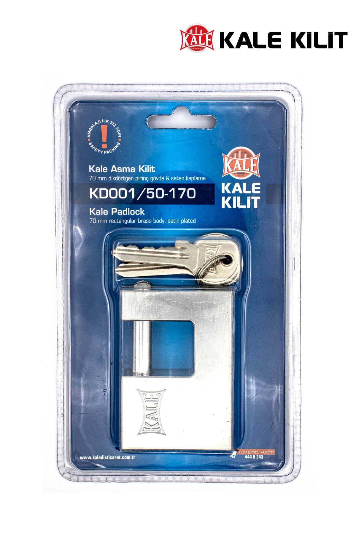 Padlock Horizontal Brass (SATIN) 70 MmKd001/50-170