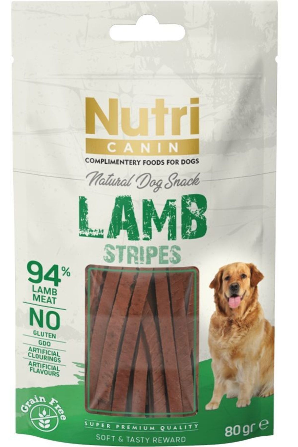 Nutri Canin Lamb(kuzu Etli) Stripes Snack 80gr.