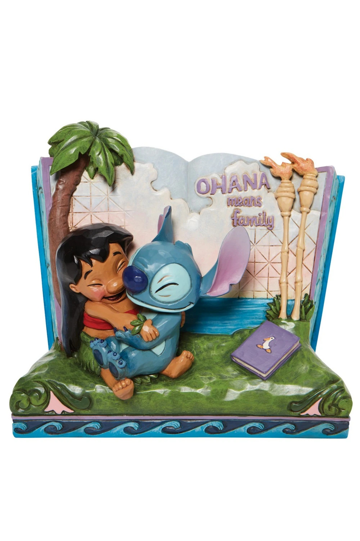 DİSNEY Ohana Aile Demektir Stitch Hikaye Kitabı Figür Biblo