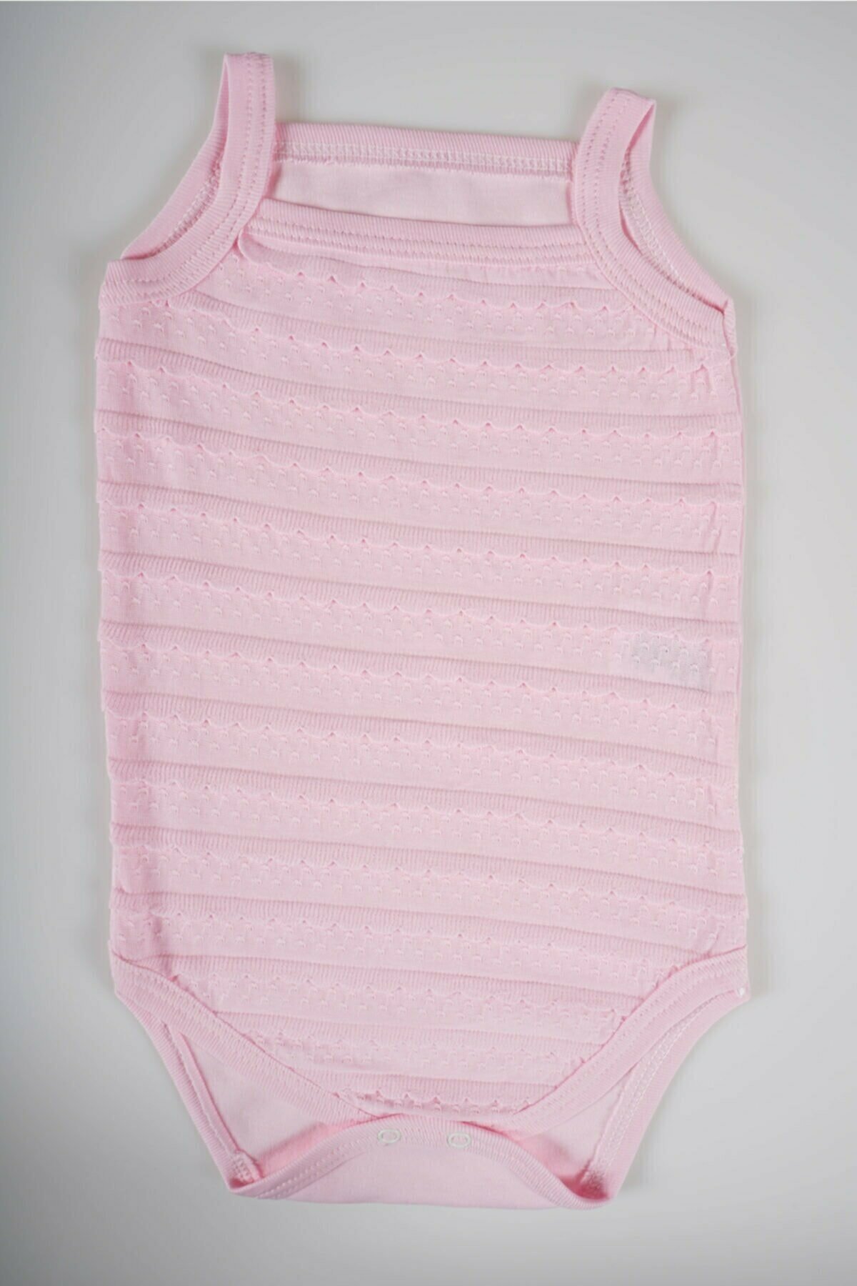 بادی نوزادی دخترانه صورتی MİNİKO KİDS | MNKKDS-0759 اورجینال - تصویر 3