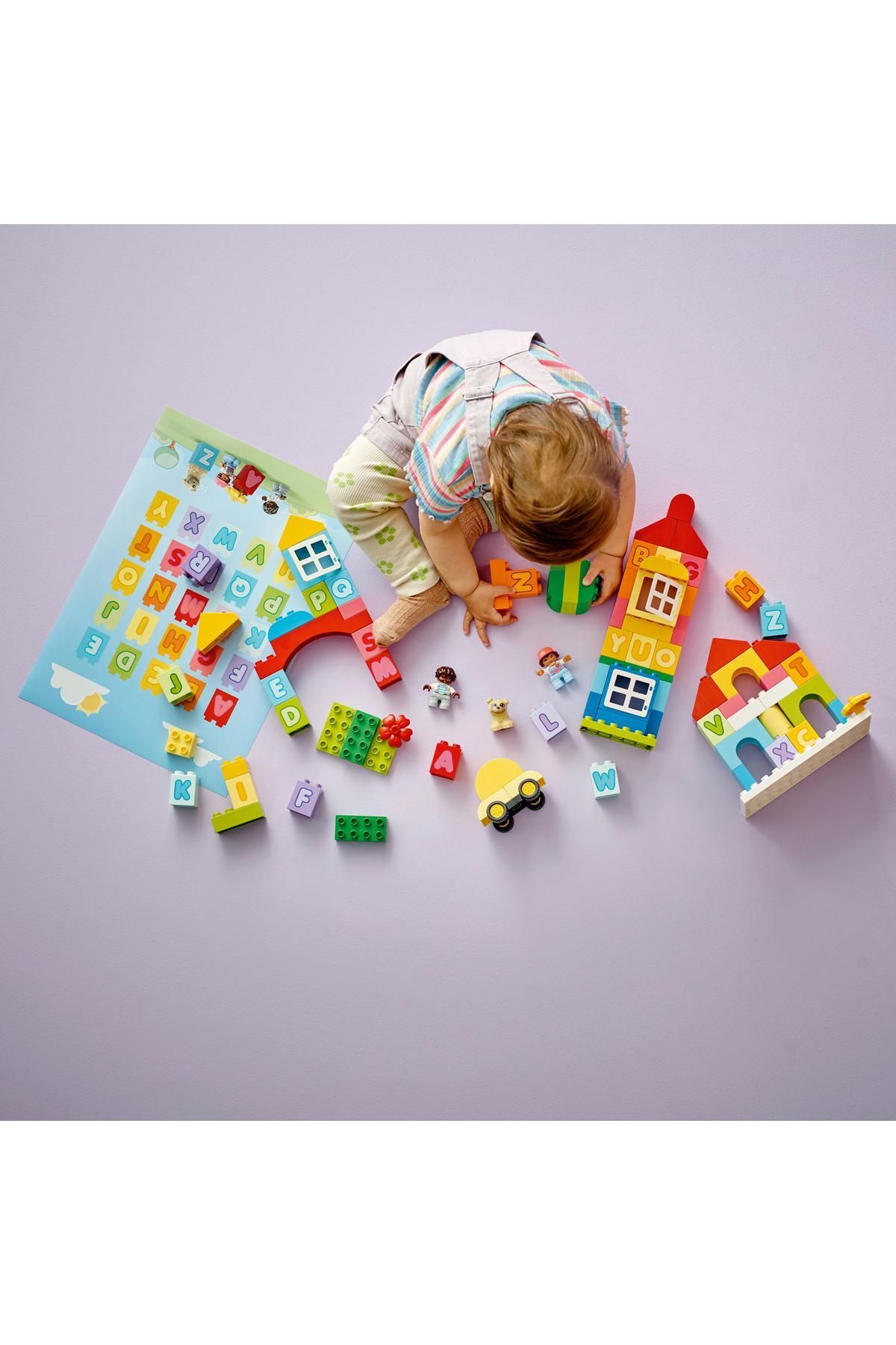 لگو مدل DUPLO® Classic Alfabe Kasabası: مجموعه ساختنی آموزشی برای کودکان 2 سال به بالا با 87 قطعه LEGO
