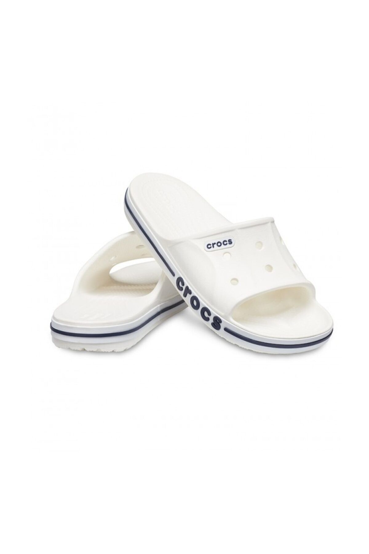 Crocs Men s White Slippers Bayaband Slide Trendyol