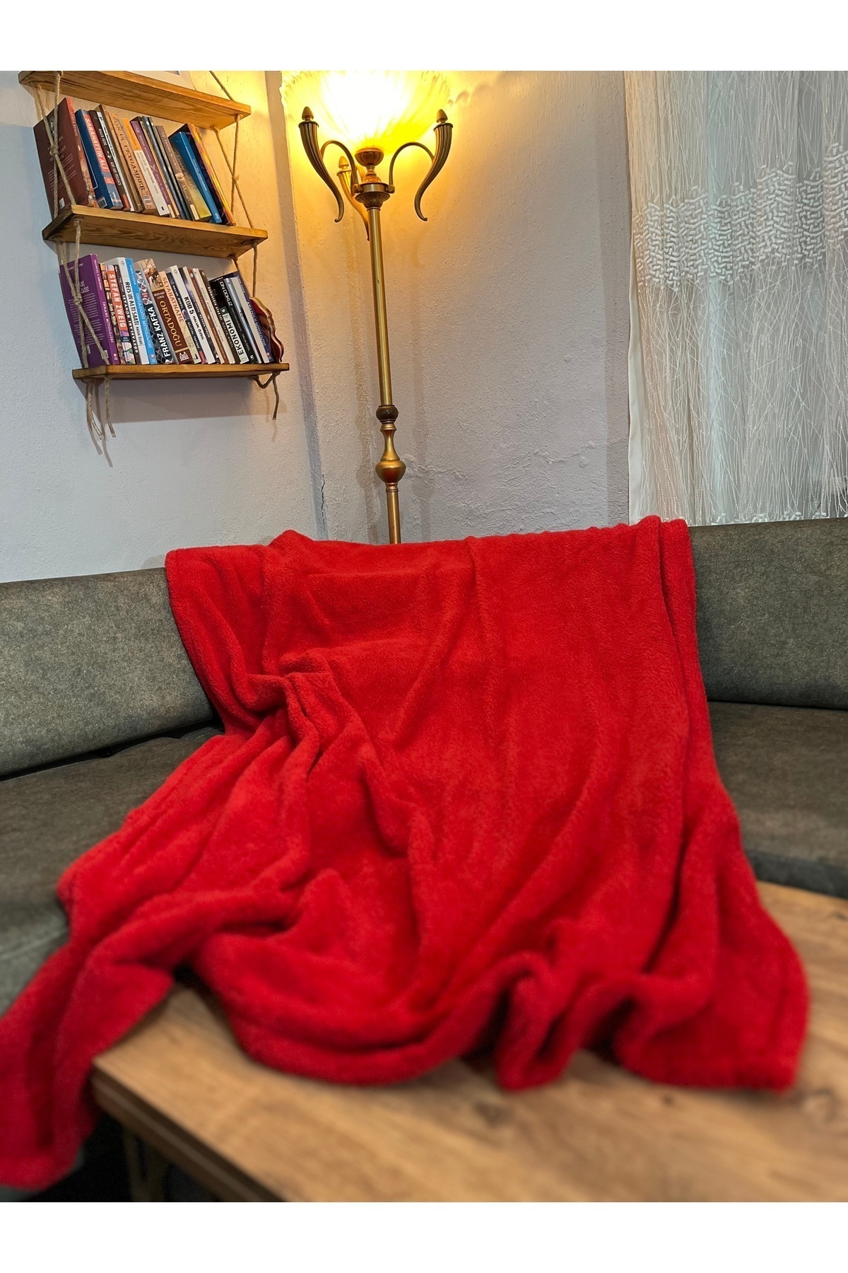 OFEO Home Collection Velsoft polar peluştek kişilik tv kamp acil durum battaniyesi ba