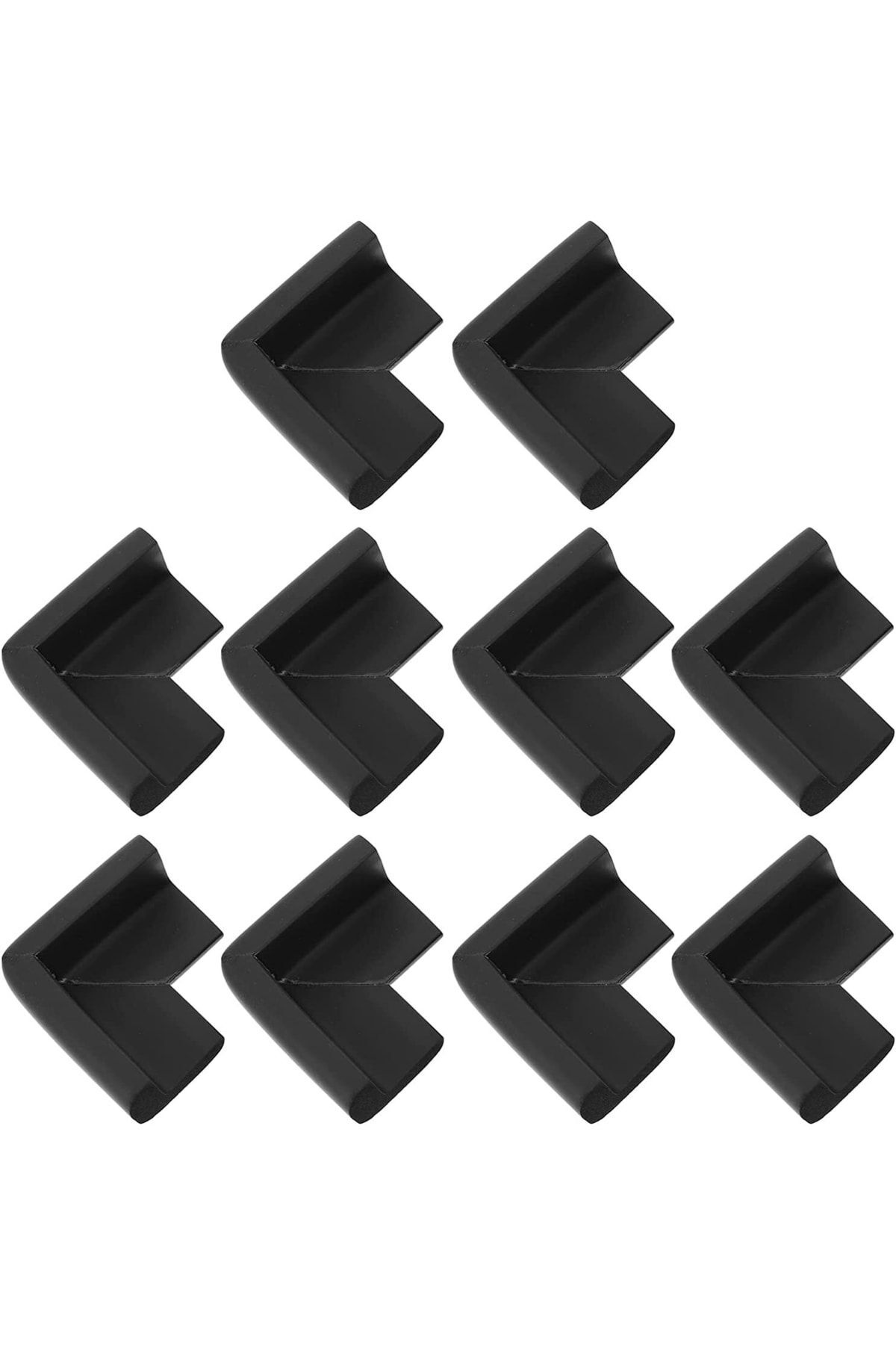 Miningaa 12 Adet Köşe Koruyucu Yastık Saf Kauçuk Masa Sehpa Kenar Köşe Koruyucu Çocuk Bebek Emniyet Koruma fotoğrafı 5 (önizleme)