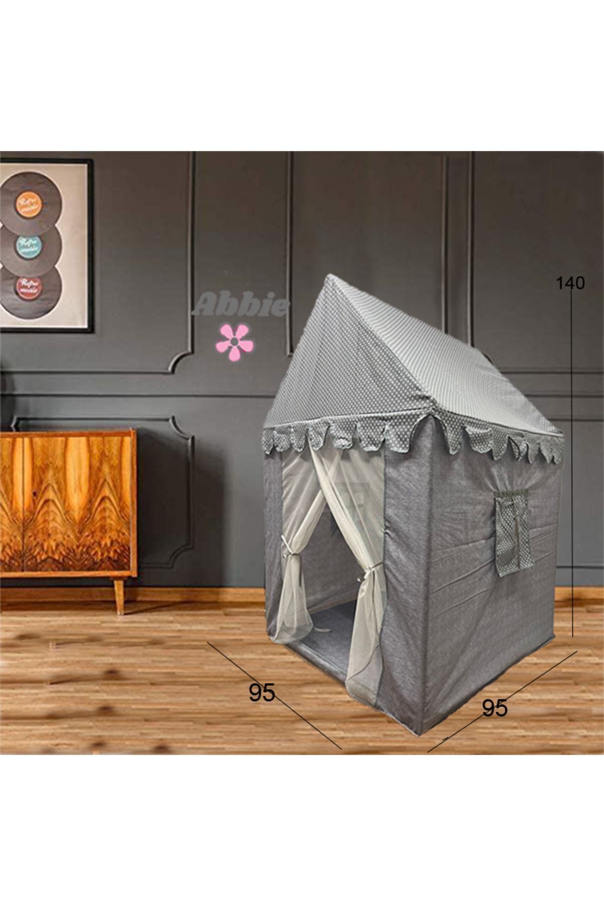 Abbie Fashion XL RÜYA Oyun Çadırı GRİ bzi fotoğrafı 3 (önizleme)