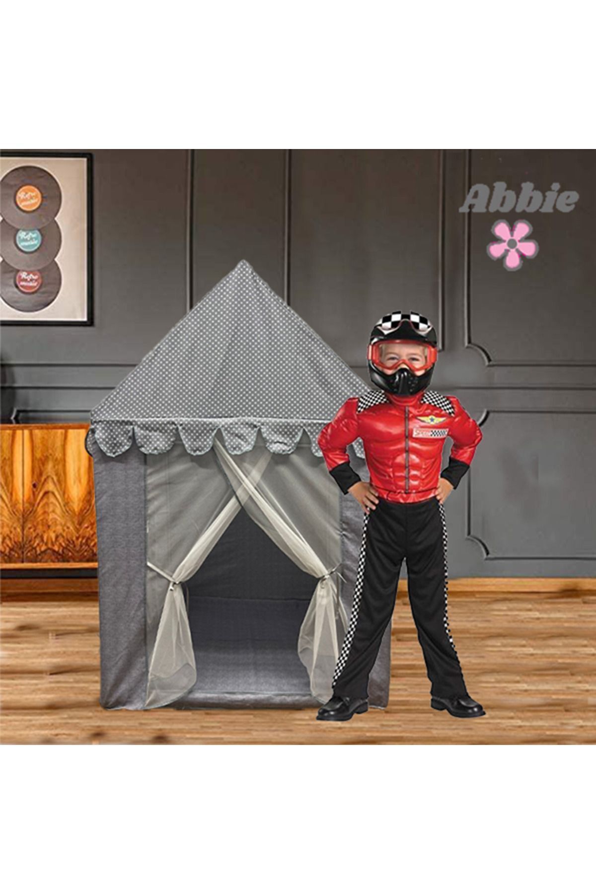 Abbie Fashion XL RÜYA Oyun Çadırı GRİ bzi fotoğrafı 4 (önizleme)