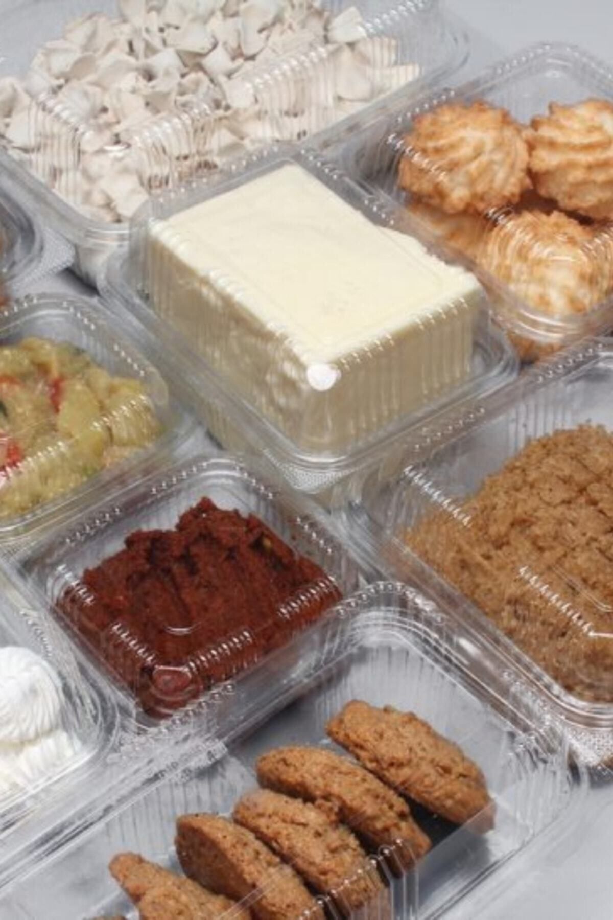 Plastik Sızdırmaz Kap 2000 Gr Cc Bombe Yüksek Kapak Kullan At Kapaklı Kase Saklama Kutusu 25 Adet — Koksal Pack — Ev Tüketim Malzemesi (2)