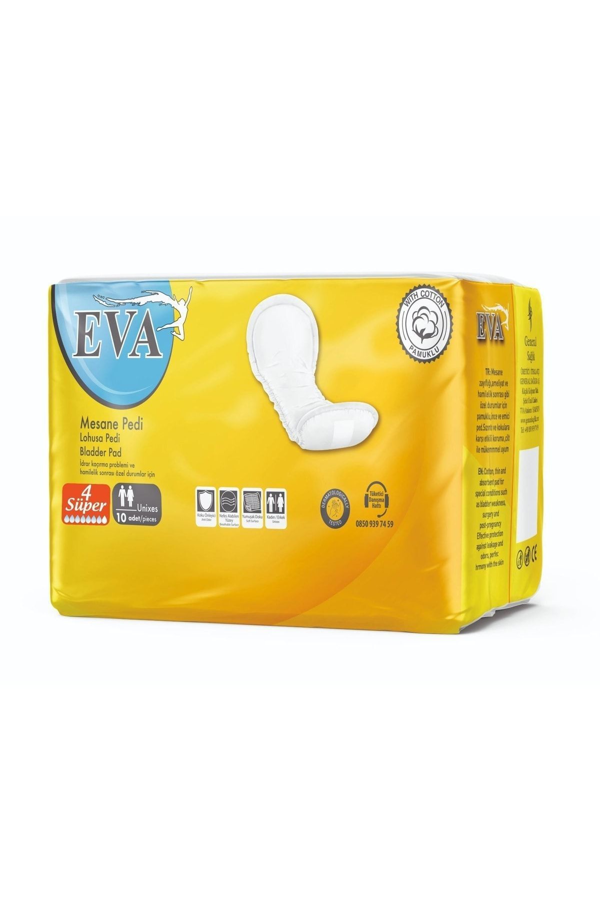 EVA Süper Büyük Large Yoğun Mesane Pedi 120 Adet
