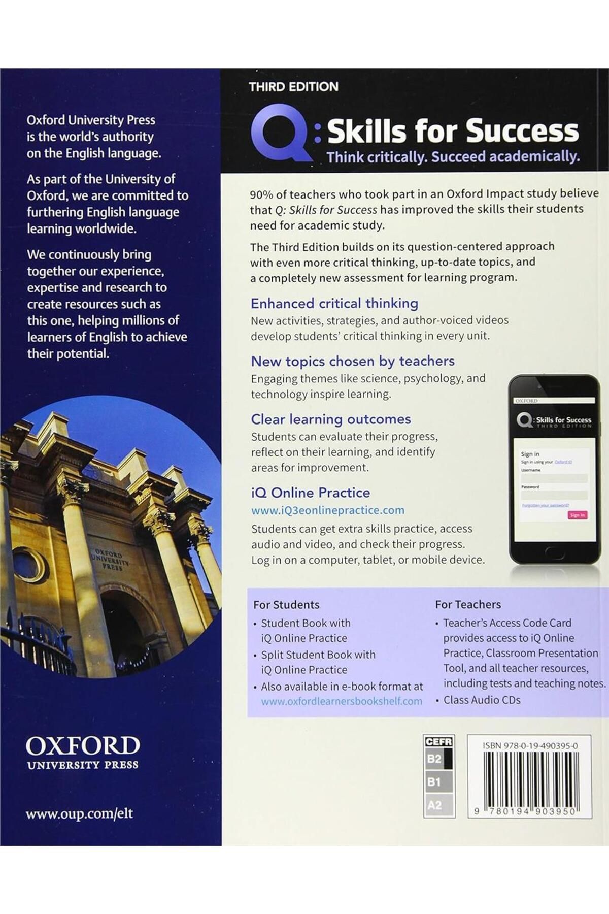 OXFORD UNIVERSITY PRESS-Q Skills for Success - 3rdEdition Reading and Writing 4.Student's Book with IQ Online Practice 2